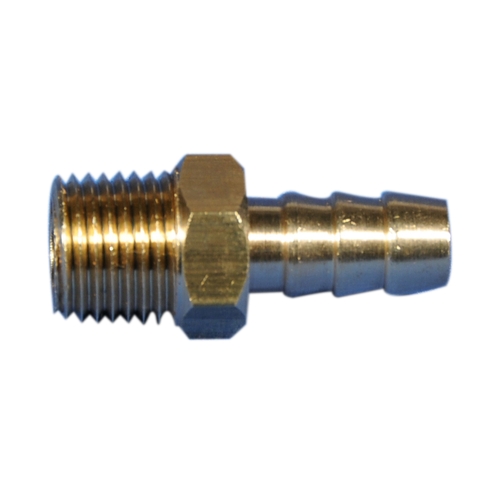 RACCORD DE BRONCE ROSCA 1/8" GAS.MANGUERA  1/4" 