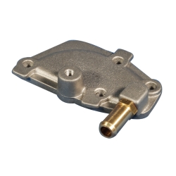 TAPA SALIDA AGUA T.CILINDROS CON PICO BRONCE