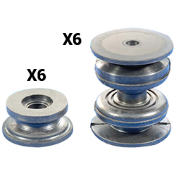 KIT 12 SOPORTES DE CABINA 
