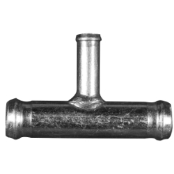 CONECTOR "T" METALICO P/MANGUERA 16 MM.C/PICO 10 MM.