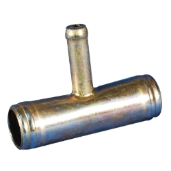CONECTOR "T" METALICO P/MANGUERA 19 MM.C/PICO  8 MM.