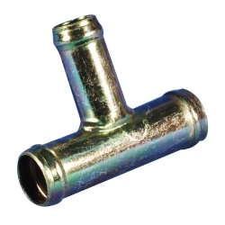 CONECTOR "T" METALICO P/MANGUERA 19 MM.C/PICO 16 MM.