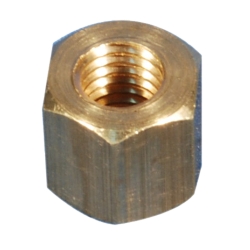TUERCA BRONCE CAÑO ESCAPE  8-1.25 (ALTURA 12 MM.)